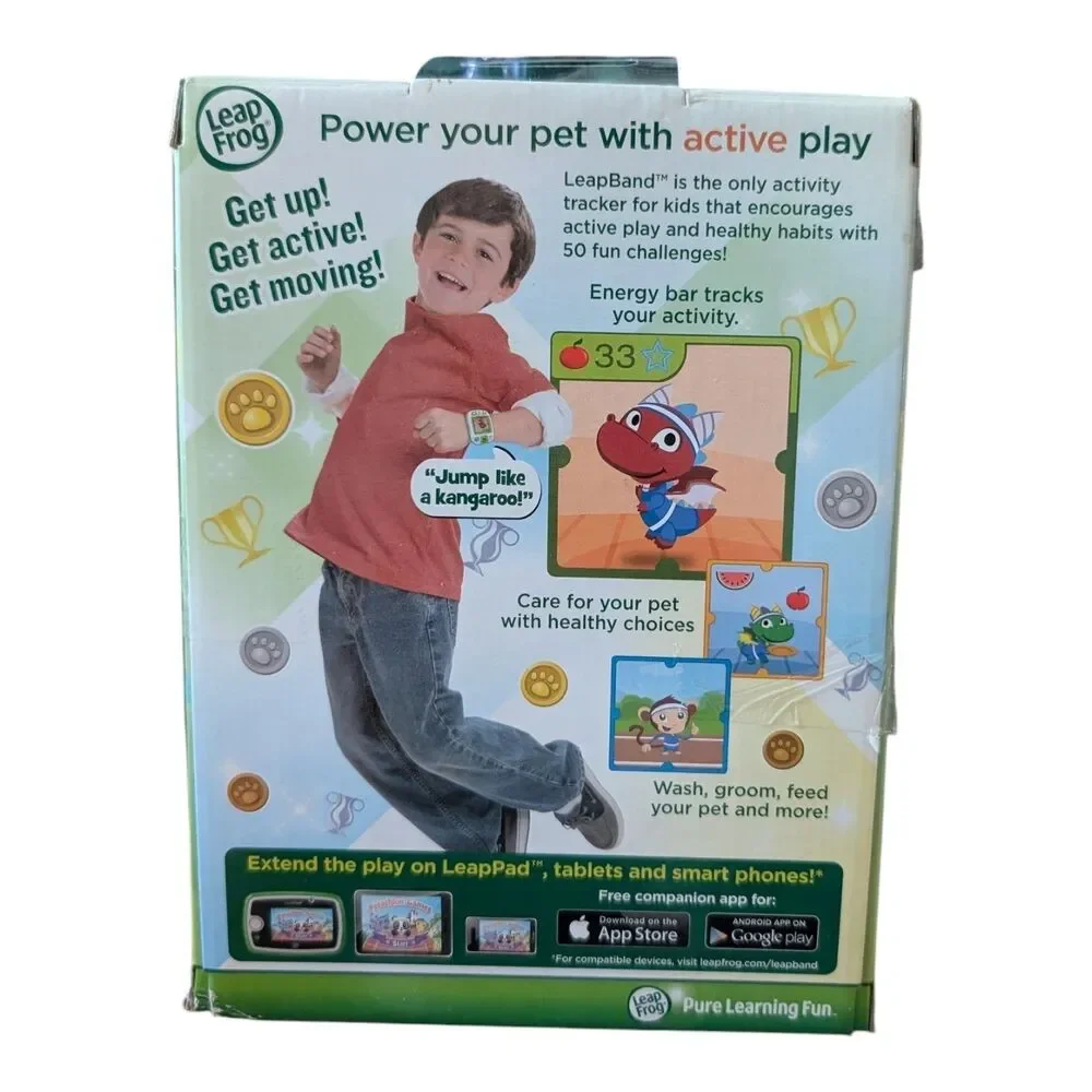LeapFrog Leap Band Green Kids Activity Watch Learning Educational NEW